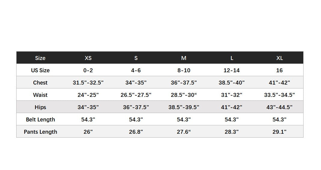 Women Powder Cosplay Costume Outfit with Gloves and Waist Belt for Halloween