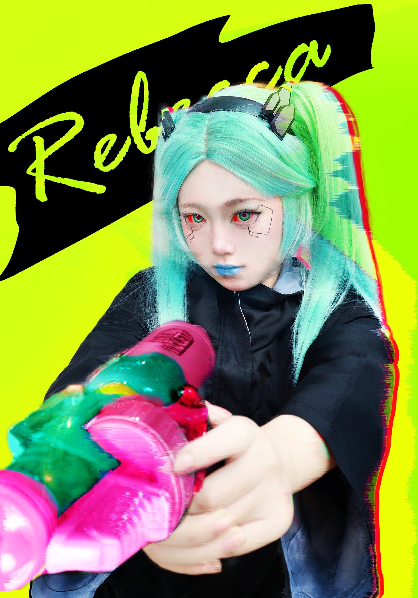 Rebecca Cosplay Wig