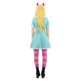 Womens Star Cosplay Costume Outfit Horn and Bag