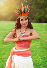 Peacock Feather Crown Carnival Headpiece
