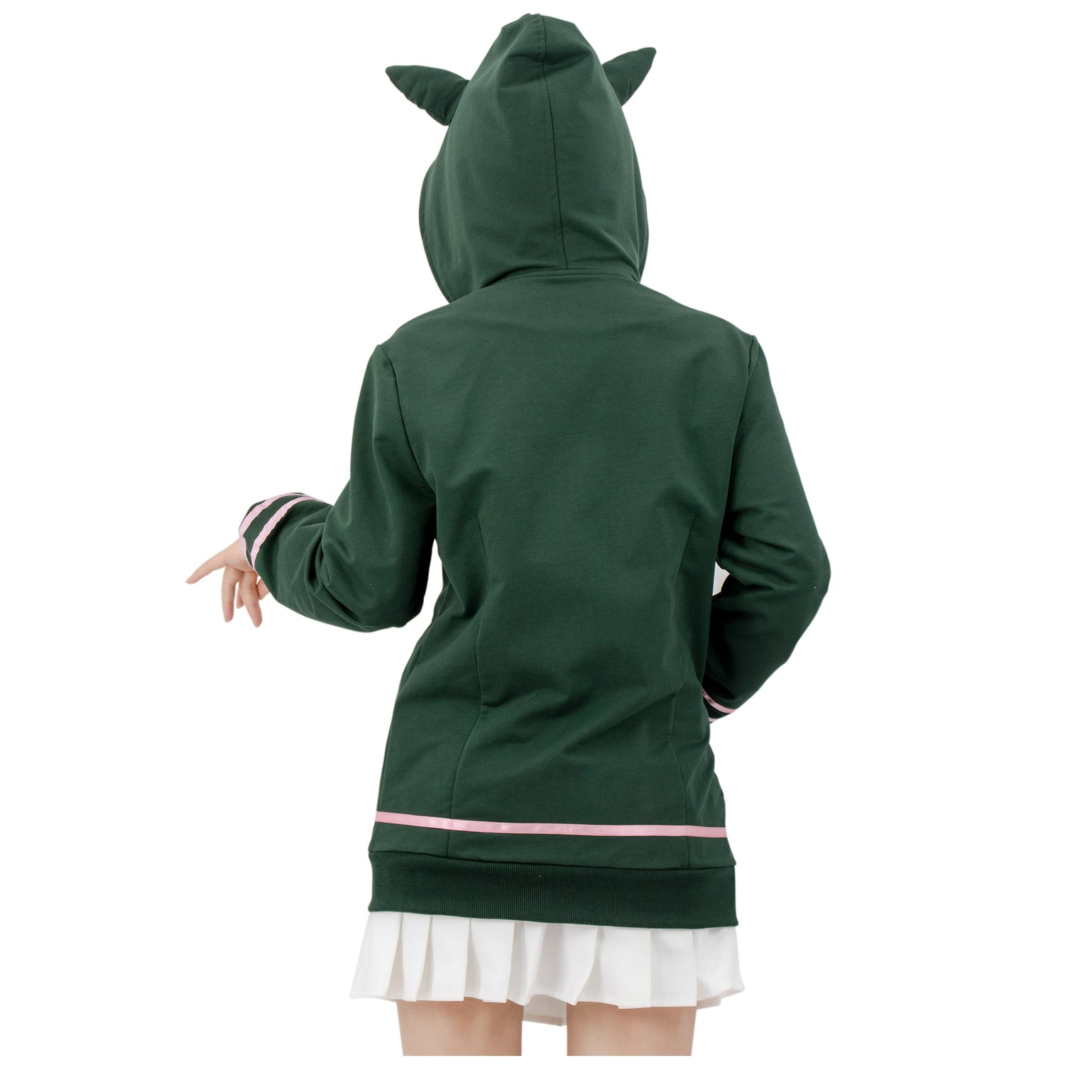 DAZCOS Taille US Adulte Anime Chiaki Nanami Cosplay Manteau à Capuche pour Halloween
