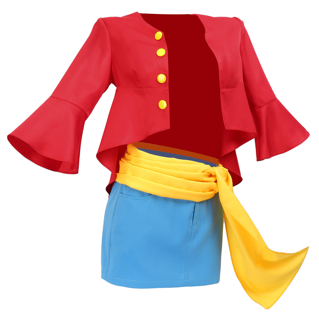 Luffy Women Cosplay Costume Monkey D. Luffy Sexy Mini Skirts Party Costume Straw Hat Anime Costume for Women