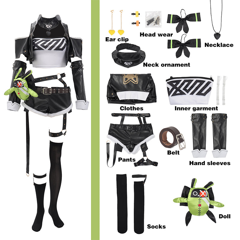 Nicole Demara Cosplay Costume Anime Game Full Set 
