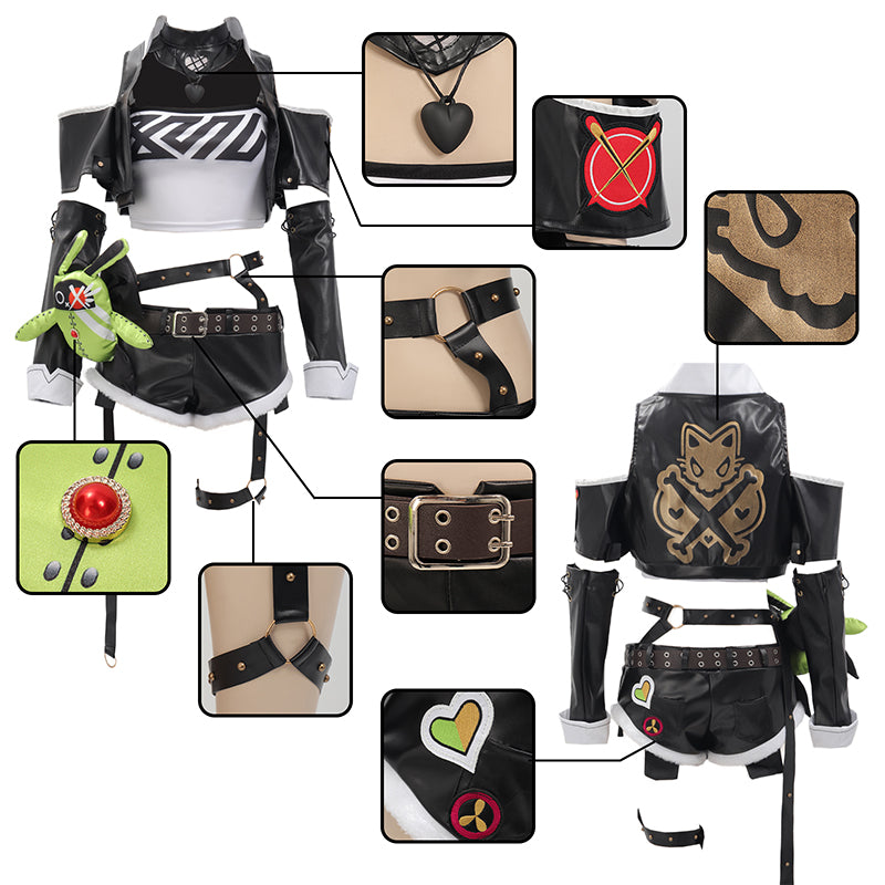 Nicole Demara Cosplay Costume Anime Game Full Set 