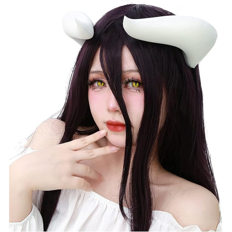 White Cosplay Horns with Clips for Bowsette Cosplay Costume Halloween Accessory