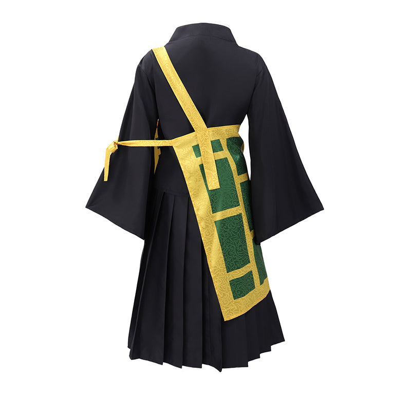 Kenjaku Women JJK Cosplay Costume Full Set with Cassock Geto Suguru Kasaya Robe Dress Kimono Anime Outfits Suit
