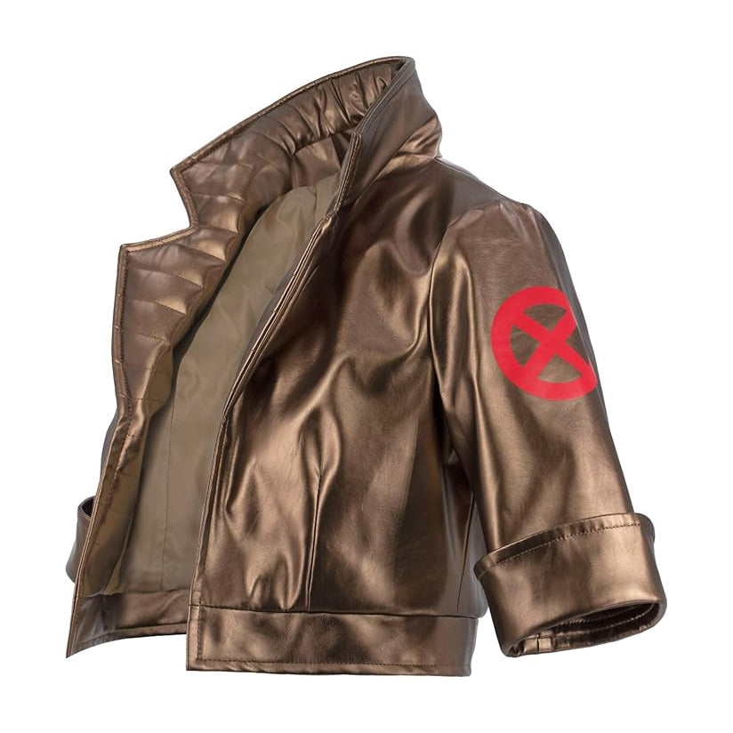 Hero Cosplay Jacket High Waist PU-Leather Coat for Halloween