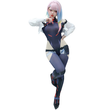 DAZCOS Lucy Cosplay Costume for Women Anime Halloween Outfits