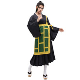 Kenjaku Women JJK Cosplay Costume Full Set with Cassock Geto Suguru Kasaya Robe Dress Kimono Anime Outfits Suit