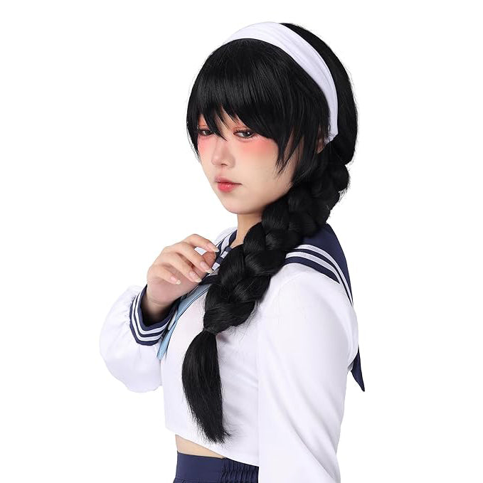 Riko Cosplay Wig with Headband Anime JJK Costume Accessories for Halloween