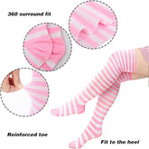 Socks Striped Thigh High Socks