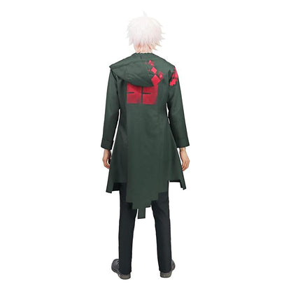 Cosplay Costume Jacket Shirt with Silver Chain 