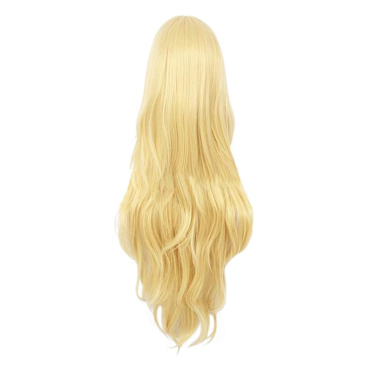 Women Star Cosplay Wig Long Blonde Cosplay Wig for Halloween Costume or Daily Use