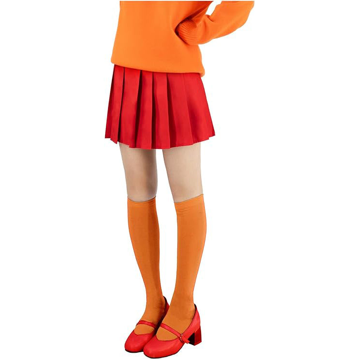 Red Pleated Mini Skirt US Plus Size Multicolor Skirt Skater Tennis for Women Christmas Halloween Costume