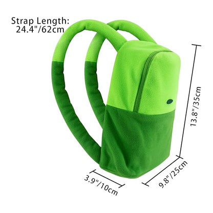 Fionna Cosplay Backpack Green Bag Prop for Anime Costume