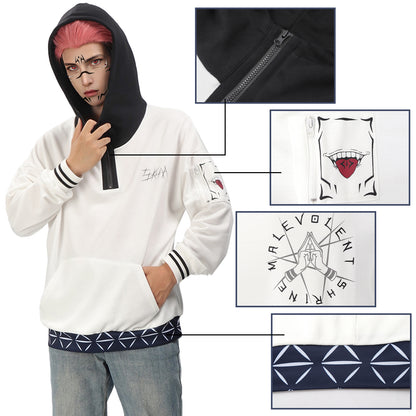 Ryomen Sukuna Hoodie Men Sweatshirt JJK Cosplay Costume