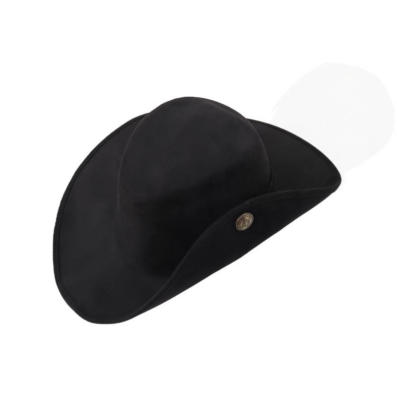 Unisex Medieval Renaissance Musketeer Hat Colonial Tricorn Cap Headwear Hat Costume Accessories