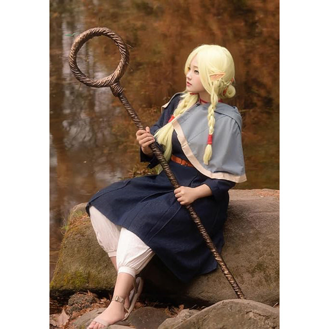 Marcille Donato Cosplay Blonde Wig for Halloween Anime Party