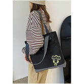 Embroidery Badge Black Patch Garment Applique Cosplay Accessory