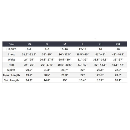 Jujutsu Kaisen Ieiri outfit size chart