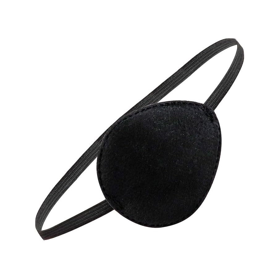 Soft Eyepatch Cosplay Black White Costume Halloween Accessories