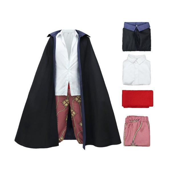 DAZCOS Design Luffy 5th Gear Cosplay Costume Outfit Halloween MonkeyD Luffy  3 Piece Full Set Shirt Pants Purple Sash and Cos Wig