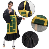 Kenjaku Women JJK Cosplay Costume Full Set with Cassock Geto Suguru Kasaya Robe Dress Kimono Anime Outfits Suit