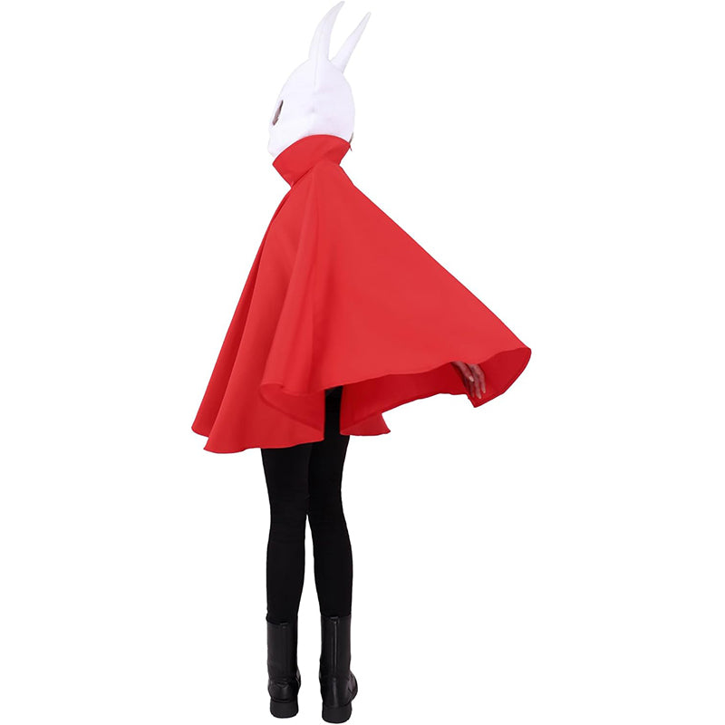 Adult Child Adventure Game Mask Hood Cape Gothic Red Cloak Cosplay Costume Props For Halloween Party