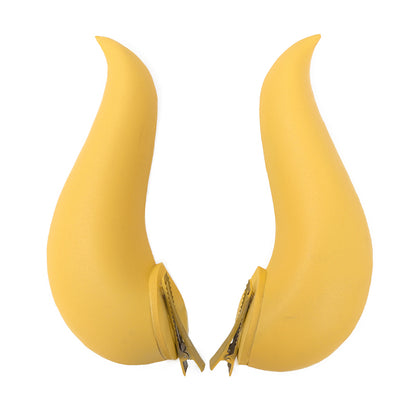 Albedo Demon Devil Horns Cosplay Clip Headwear Accessories for Halloween Party
