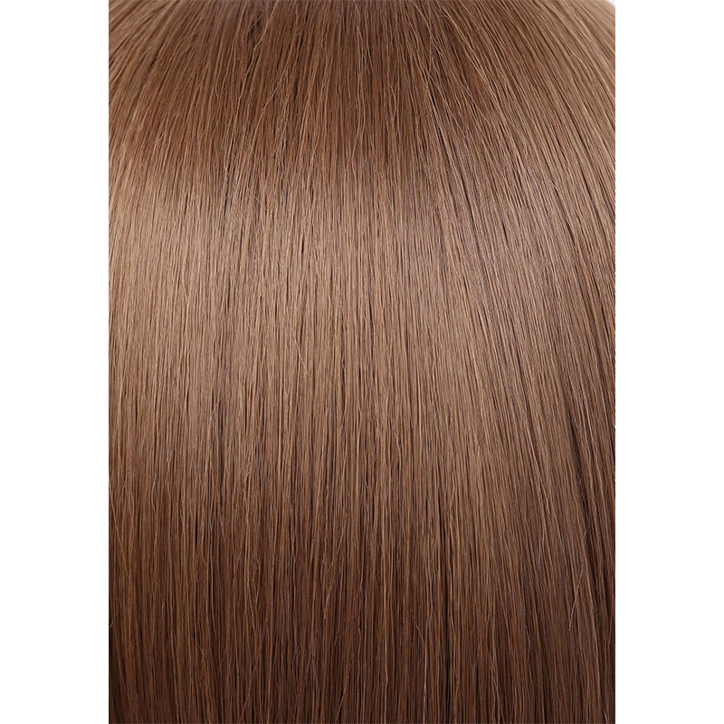 Anime Cosplay Short Brown Wig with Bang for Halloween Party