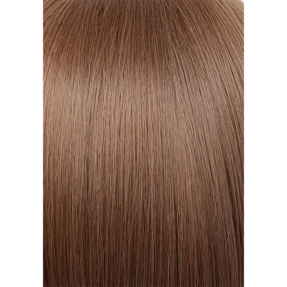Anime Cosplay Short Brown Wig with Bang for Halloween Party