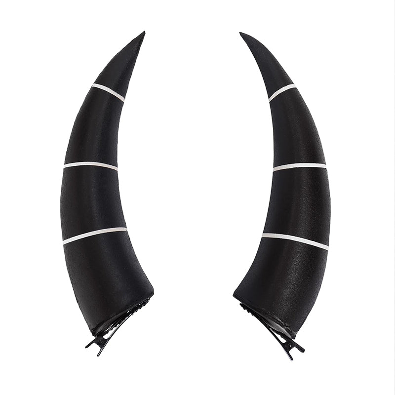 Anime Cosplay Horns with Clips Devil Headband Costume Accessories for Halloween Party