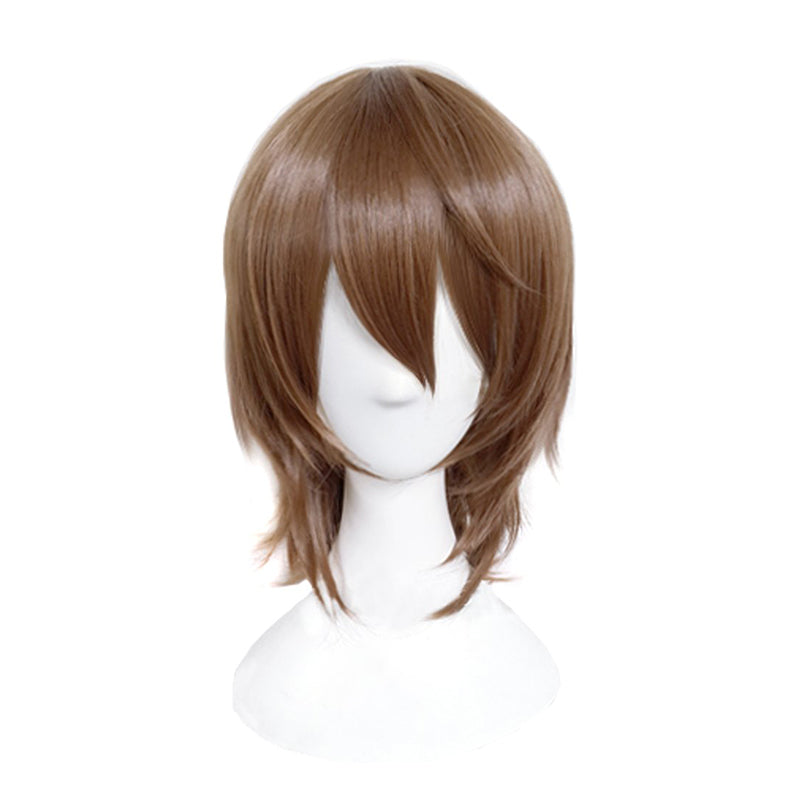 Anime Cosplay Short Brown Wig with Bang for Halloween Party