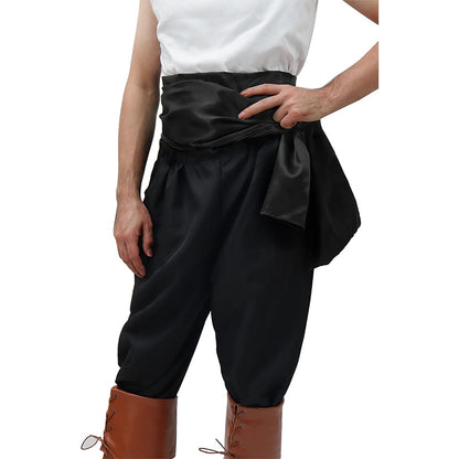 Anime Karate Sash Kung Fu Suit Satin Waist Belt 2 PCS 126”*13” Pirate Cosplay Sash Costume Accessories For Halloween Party