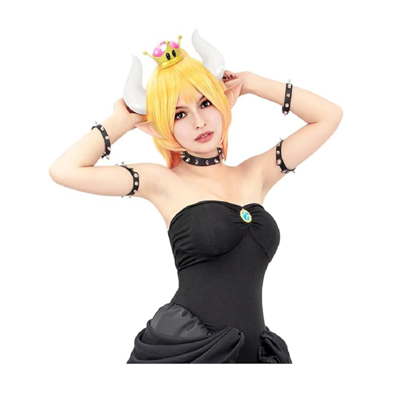 Anime White Cosplay Horns with Clips Bowsette Cosplay Costume Accessories For Halloween Party