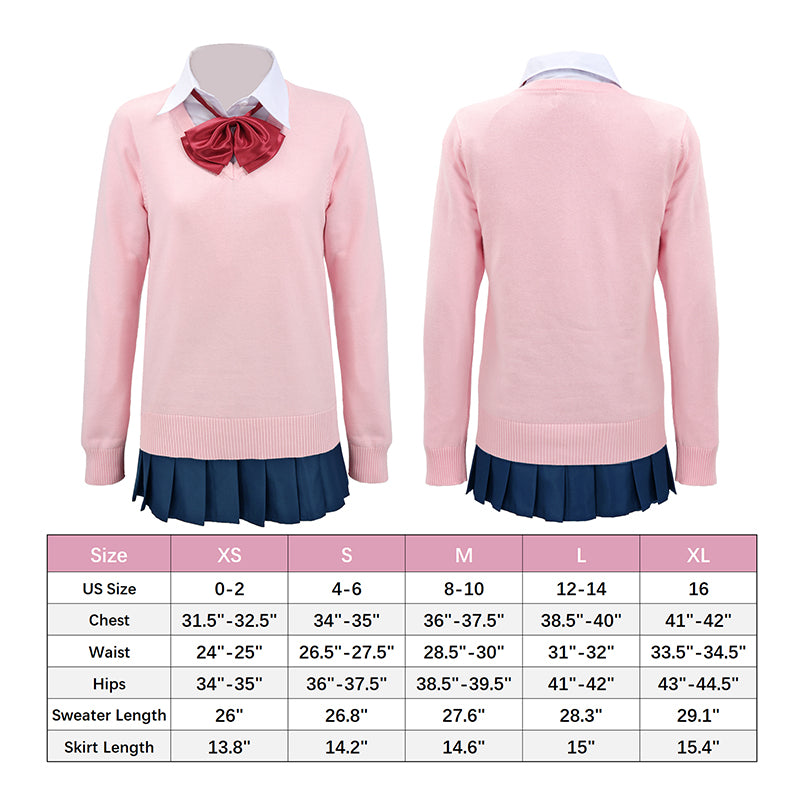 Ayase Women Cosplay Costume Adults Anime Outfit JK Uniform Suit US Size