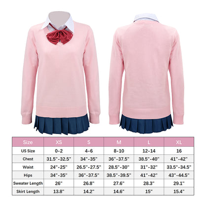 Ayase Women Cosplay Costume Adults Anime Outfit JK Uniform Suit US Size