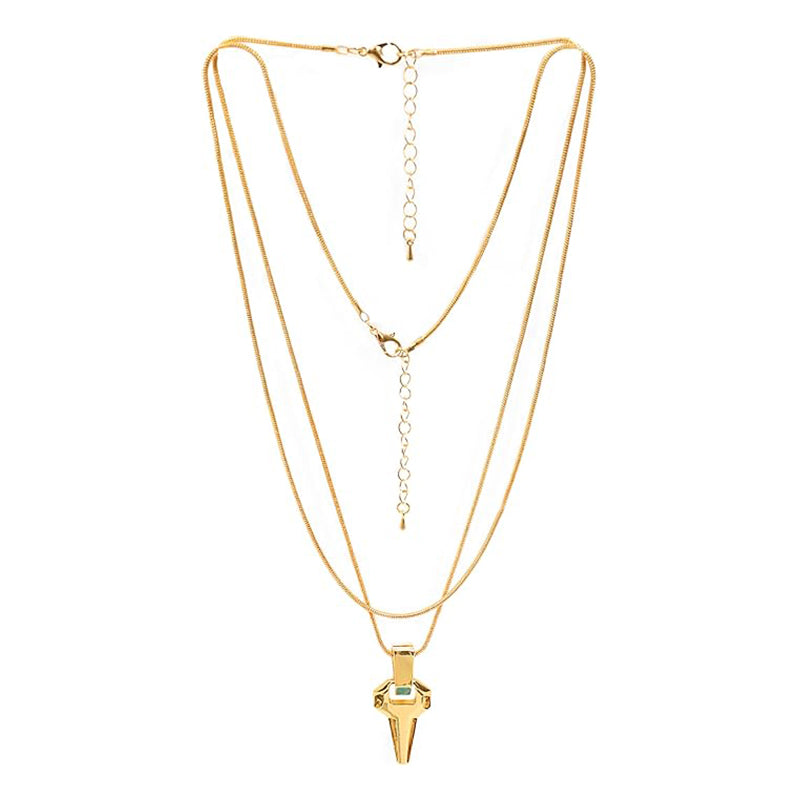 David Cosplay Necklaces Snake Chain Pedant 2 PCS Costume Accessories