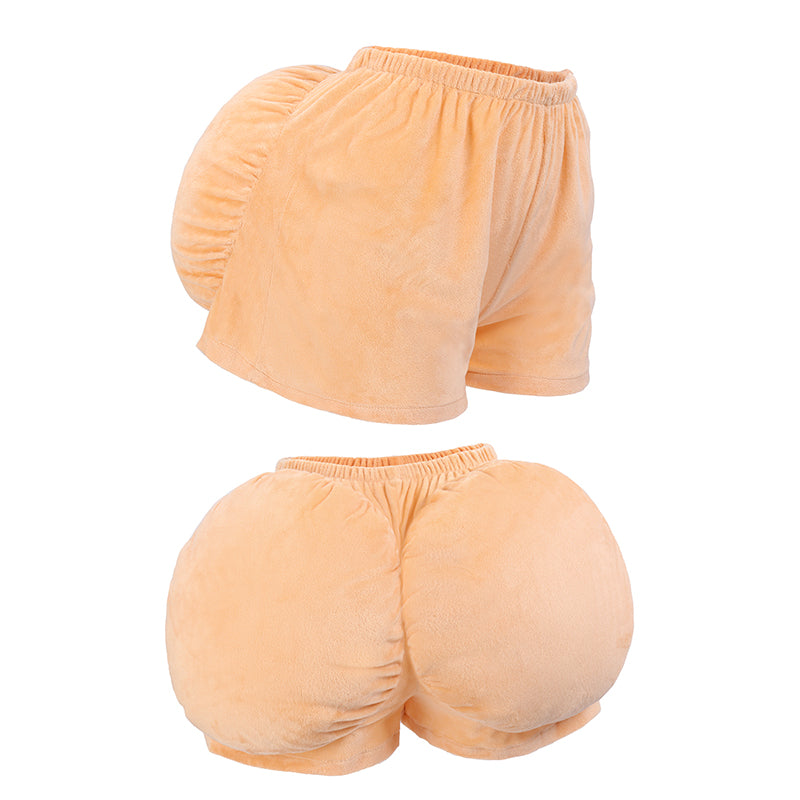 Fake Booty Butt Cheeks Granny Old Lady Costume Cosplay Accessories for Halloween Christmas