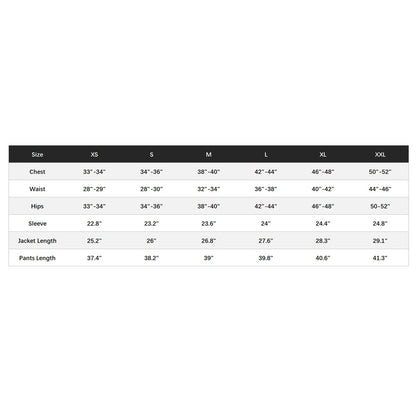 Gojo Satoru Jujutsu High Uniform size chart