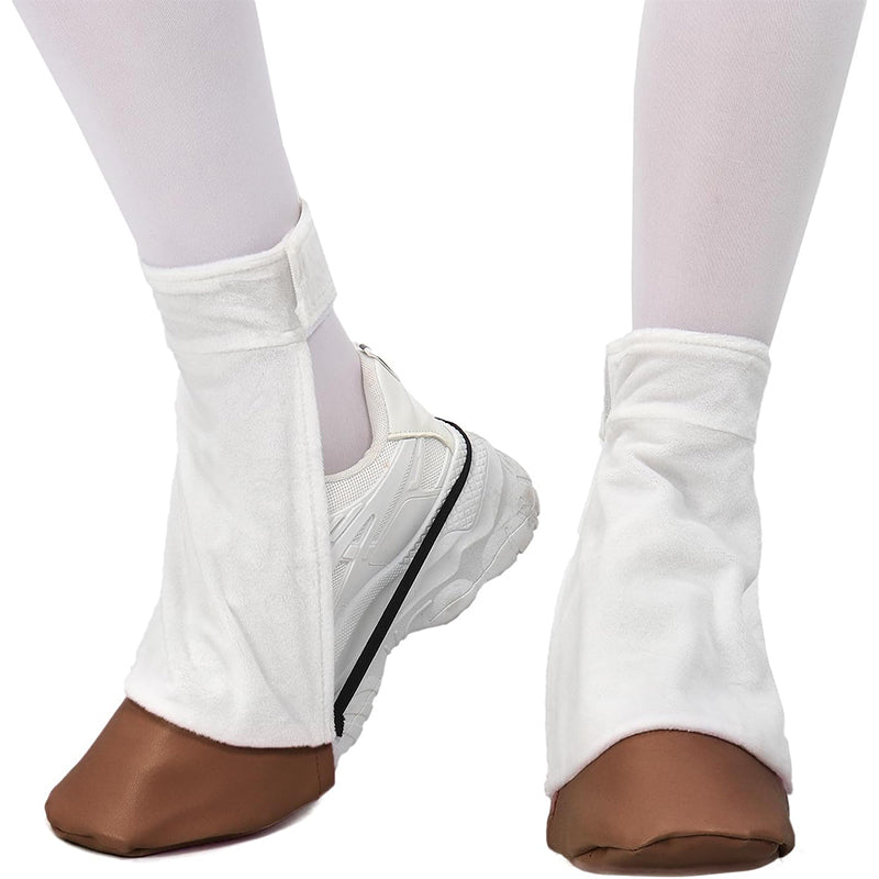 Horse Hoof Hand Shoes Set Animal Hooves Gloves Shoe Covers With Elastic Straps Costume Accessories