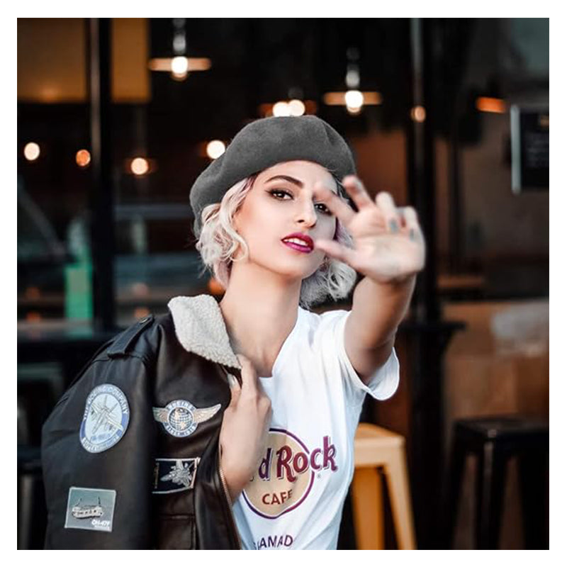 Medieval Beret Cap Renaissance Festival Cosplay Hat Painter Cap For Women Men Costume Accessories Hat