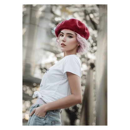 Medieval Beret Cap Renaissance Festival Cosplay Hat Painter Cap For Women Men Costume Accessories Hat