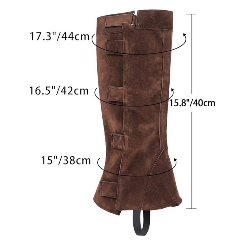 Medieval Boots Covers Renaissance Gaiters With Tape Halloween Pirate Leg Covers Costume Accessories