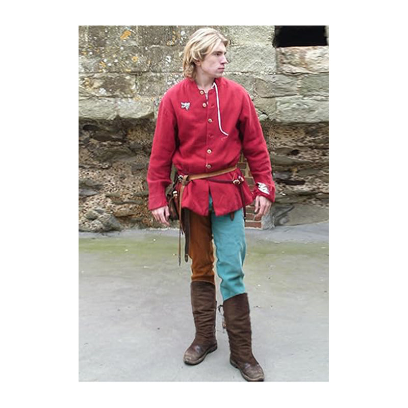 Medieval Linen Boot Covers Lacing Up Pirate Renaissance Leg Gaiters Costume Accessories