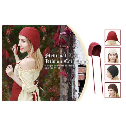 Medieval Coif Cap Women&