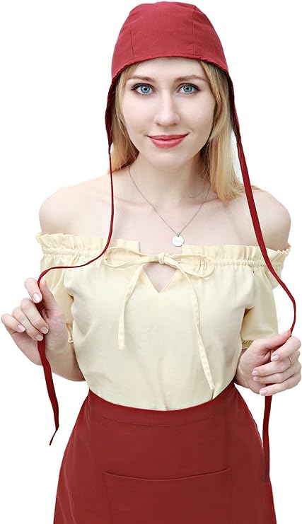 Medieval Coif Cap Women&