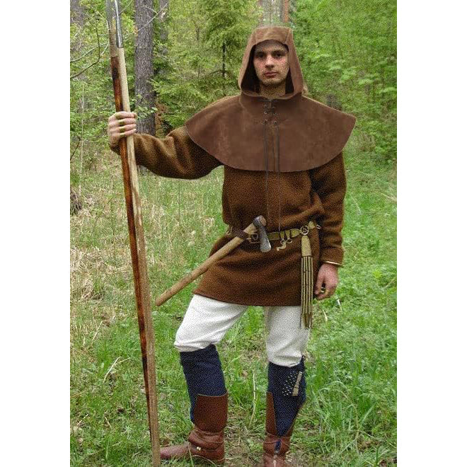 Medieval Cowl Hat Renaissance Cowl Cape Hooded Gothic Pagan Cosplay Costume Accessories