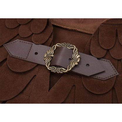 Medieval Cowl Scaly Hat Renaissance Cape Hooded Gothic Pagan Scale Neck Armor Costume Accessories