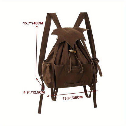 Medieval Drawstring Backpack Vintage LARP Renaissance Bag Ren Fair Fantasy Costume Accessories